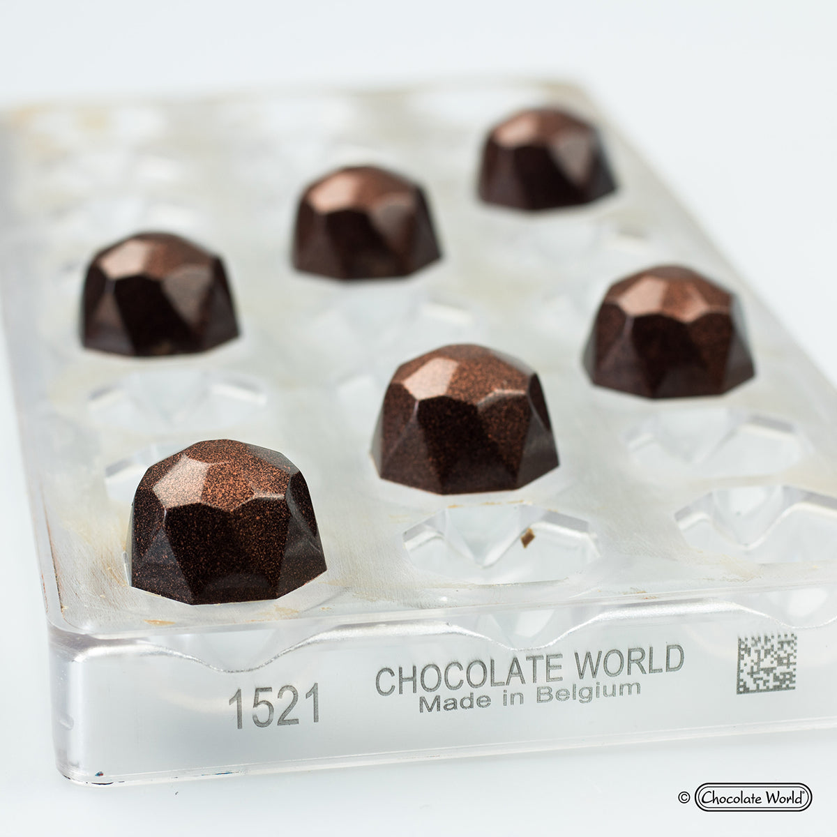 CHOCOLATE MOLD DIAMOND SMALL CW1521 - Zucchero Canada