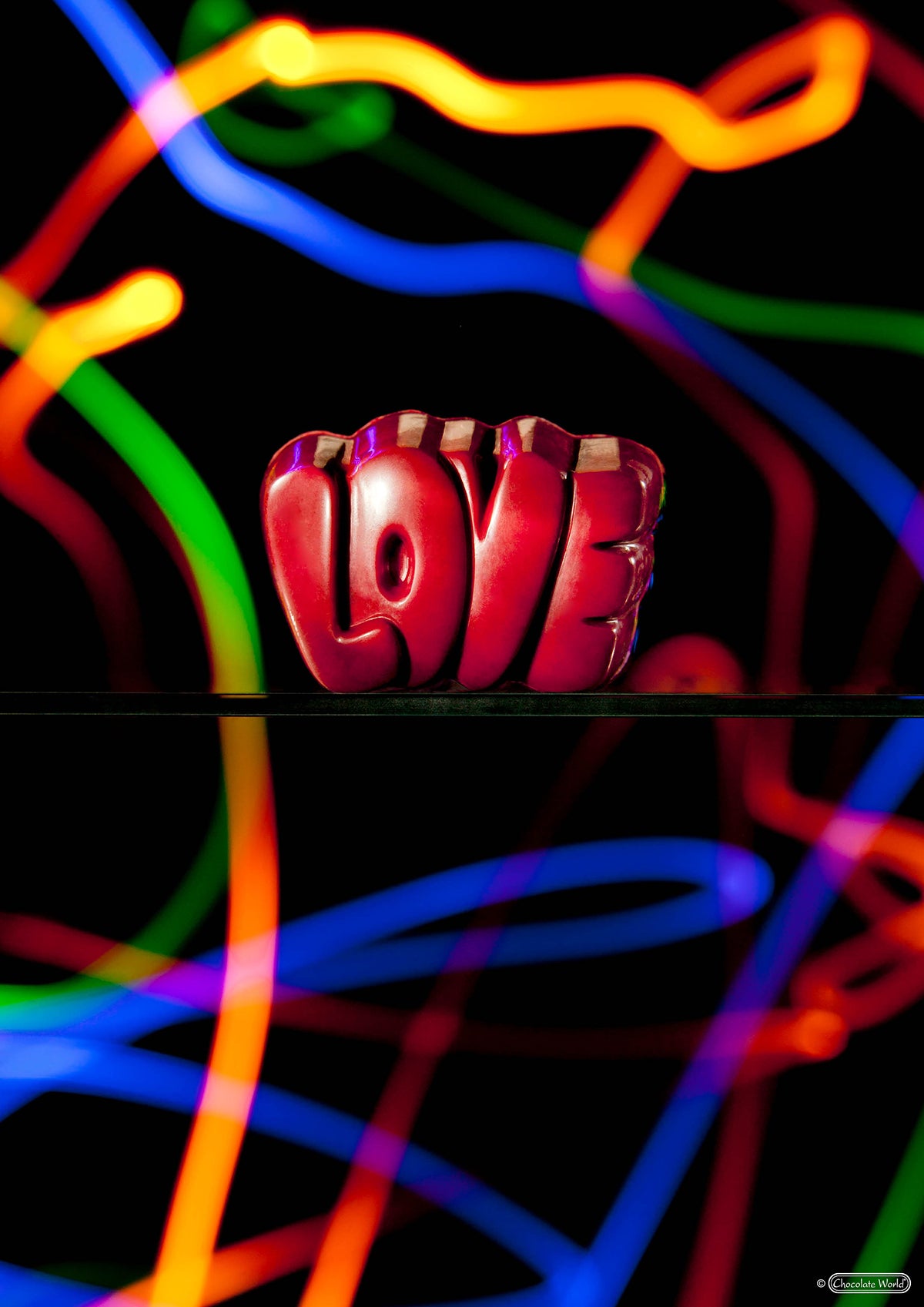 CHOCOLATE MOLD "LOVE" PRALINE CW1744 - Zucchero Canada