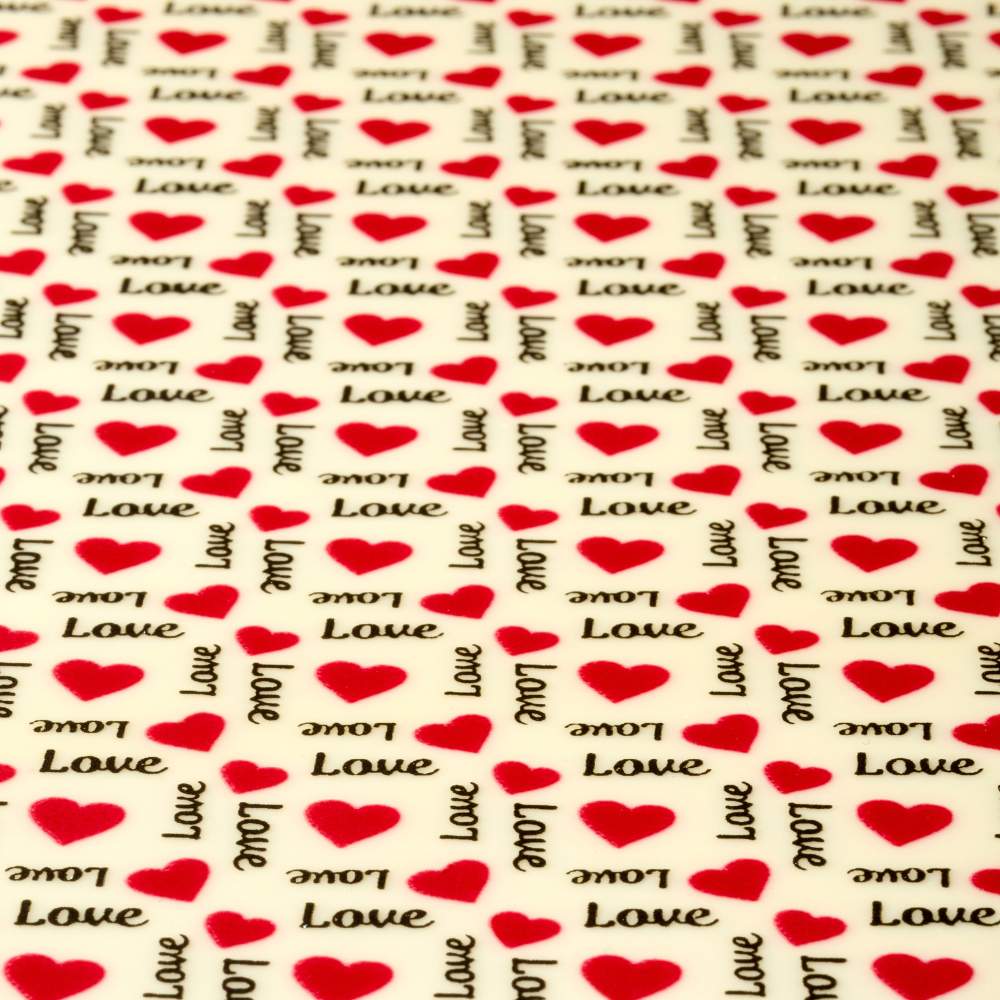 Transfer Sheets "Love Hearts" - 30 units