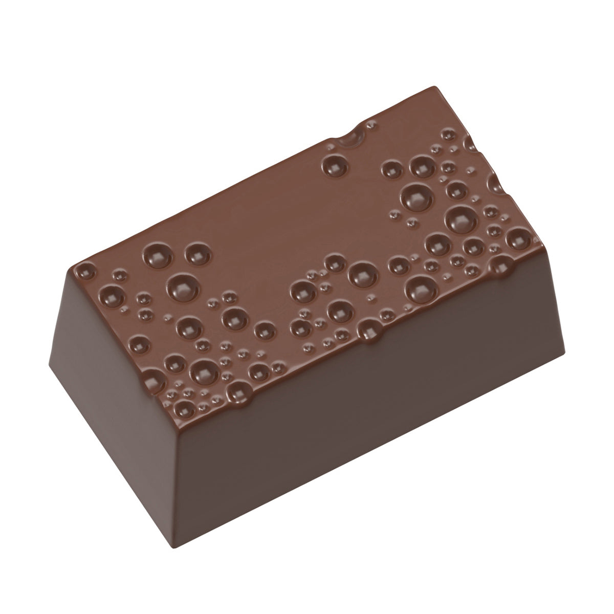 CHOCOLATE MOULD CUBE WITH BUBBLES CW12097 - Zucchero Canada