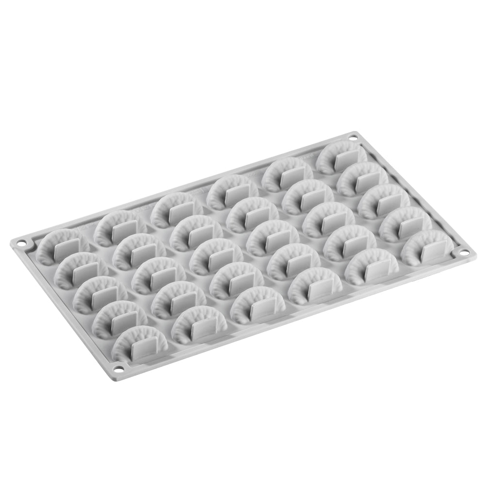 GG024S - Molde de silicona GOURMAND 300 x 175 mm - 30 guiones de mandarina 38 x
 22 x h 15 mm, vol. 5ml