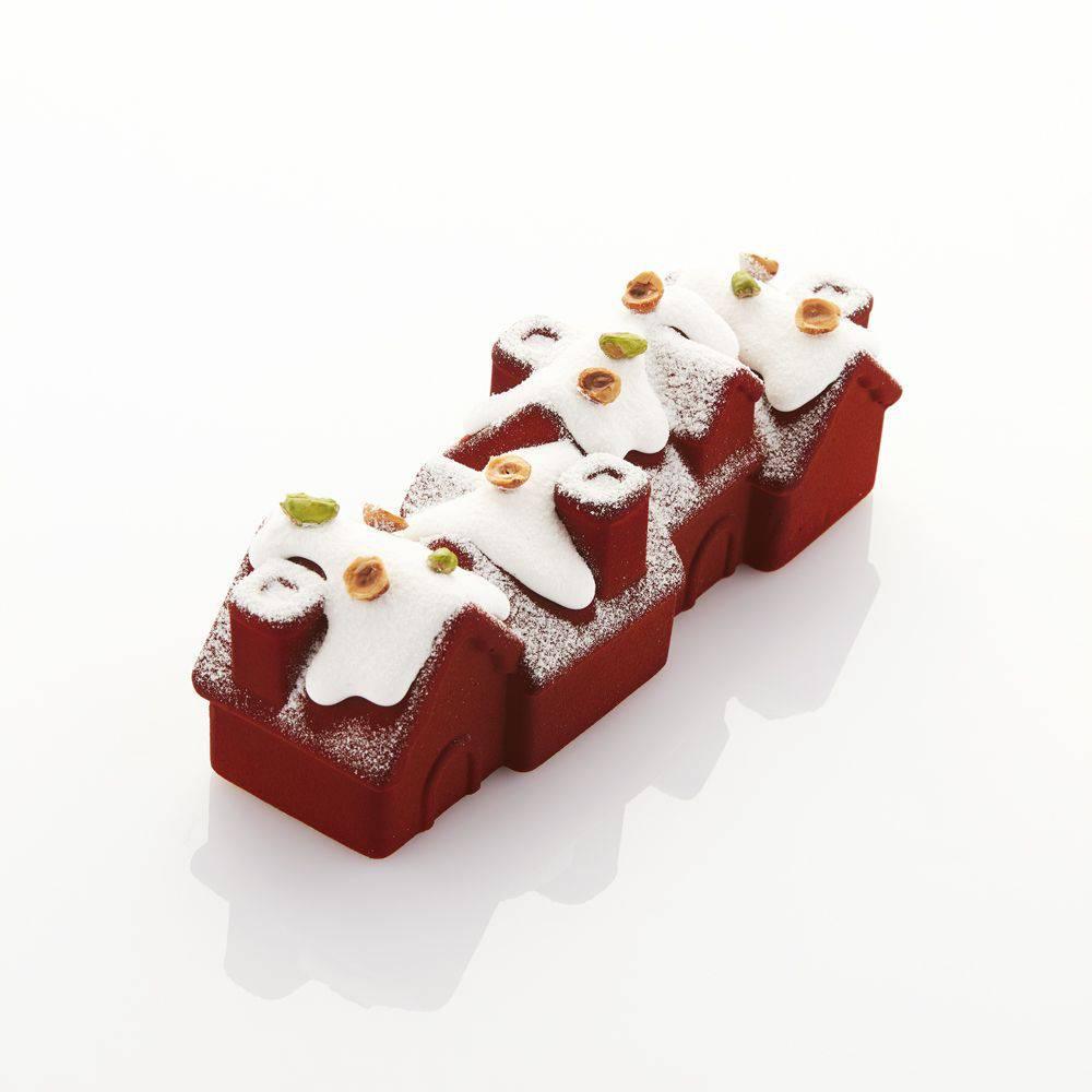 KE078S - Silicone Cake Mould Pavocake "Chalet" - Zucchero Canada