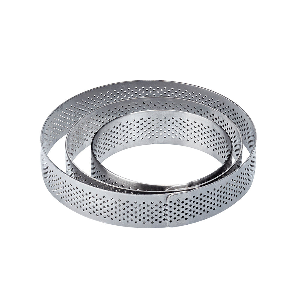 Micro-Perforated Stainless Steel Band – Round 90x35mm (3.5 x 1.4 inches)