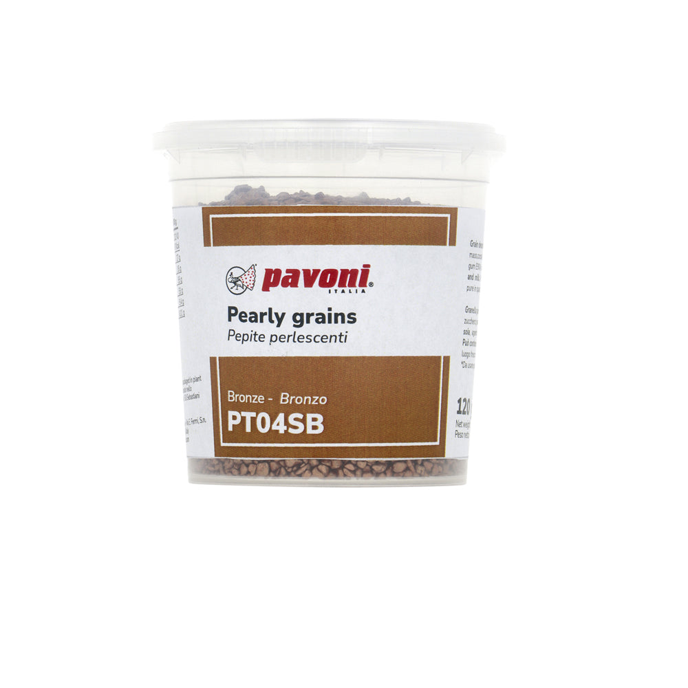 Pearly chocolate grains Bronze - 120 g