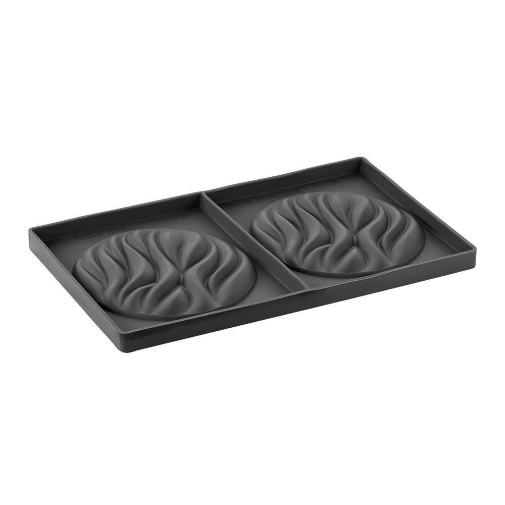 TOP08S - Top silicone mould RIVER 300 x 175 mm, 2 indents ¯ 135 x h 15 mm -
vol.110 ml + pack - Zucchero Canada