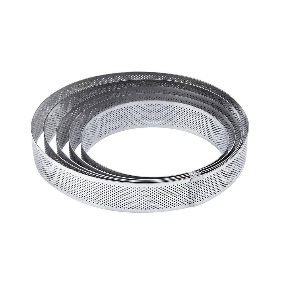 XF1935 -Round microperforated stainless steel bands ¯ 190 x h 35 mm - 6/8
servings - Zucchero Canada